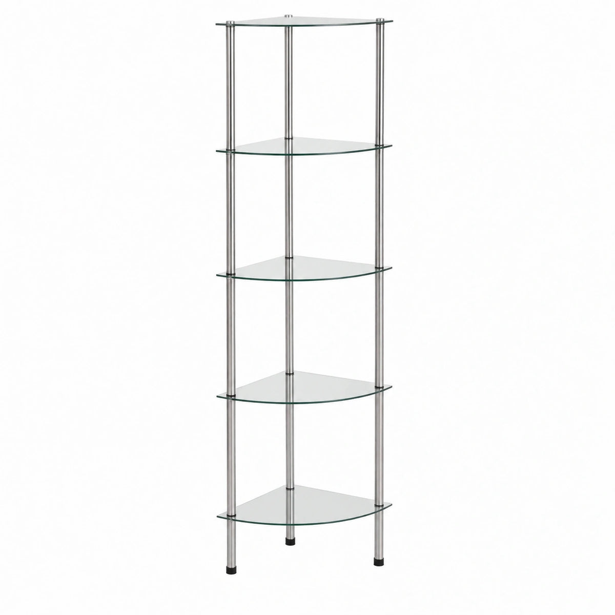 Libreria, organizzatore cubo, scaffale con 6 ripiani, trasparente 30 × 30 × 160 cm, adatta per soggiorno