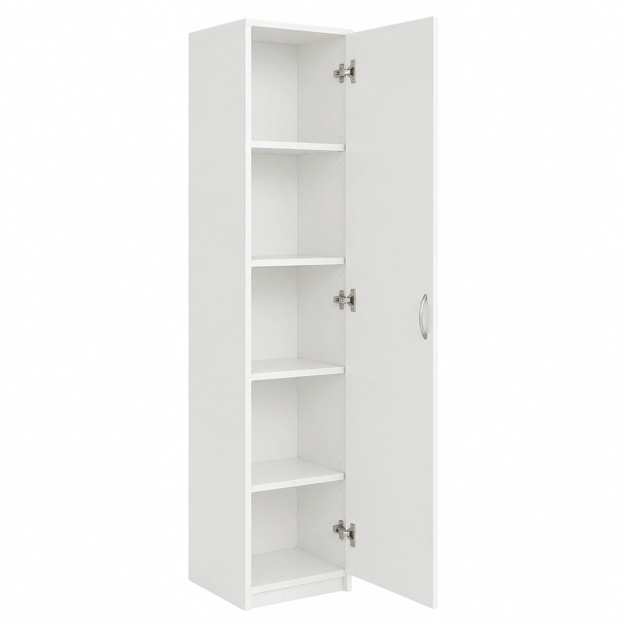 Armadio da ufficio, armadio per documenti, armadio per vestiti, armadio multiuso, scaffale per ufficio con 1 porta e 5 scomparti