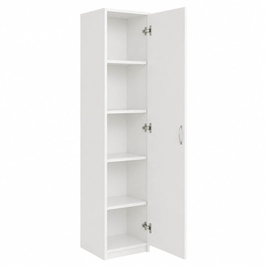 Armadio da ufficio, armadio per documenti, armadio per vestiti, armadio multiuso, scaffale per ufficio con 1 porta e 5 scomparti