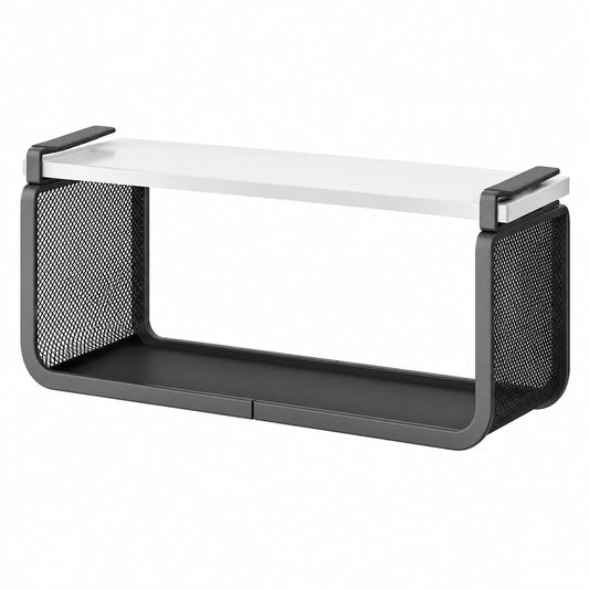 Mensola - Organizzatore Sotto Mensola Multifunzionale, Cestino Appendibile Multifunzionale per Armadio Bagno Cucina Scaffale di Archiviazione