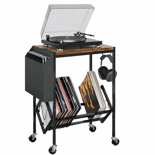 Scaffale di Archiviazione per Dischi a, Organizzatore per Raccolta Vinili Per Angolo Camera Ufficio Appartamento Soggiorno Bagno Studio